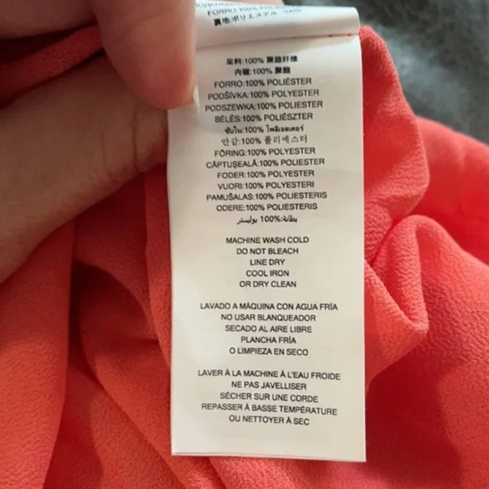 NWT Michael Kors Printed Ruffle Top - Picture 12 of 13